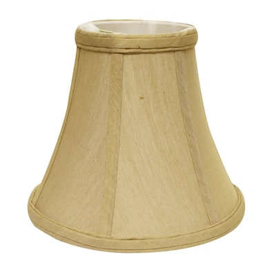 10" Pale Brown Premium Bell No Slub Lampshade - 10"x10"x8"