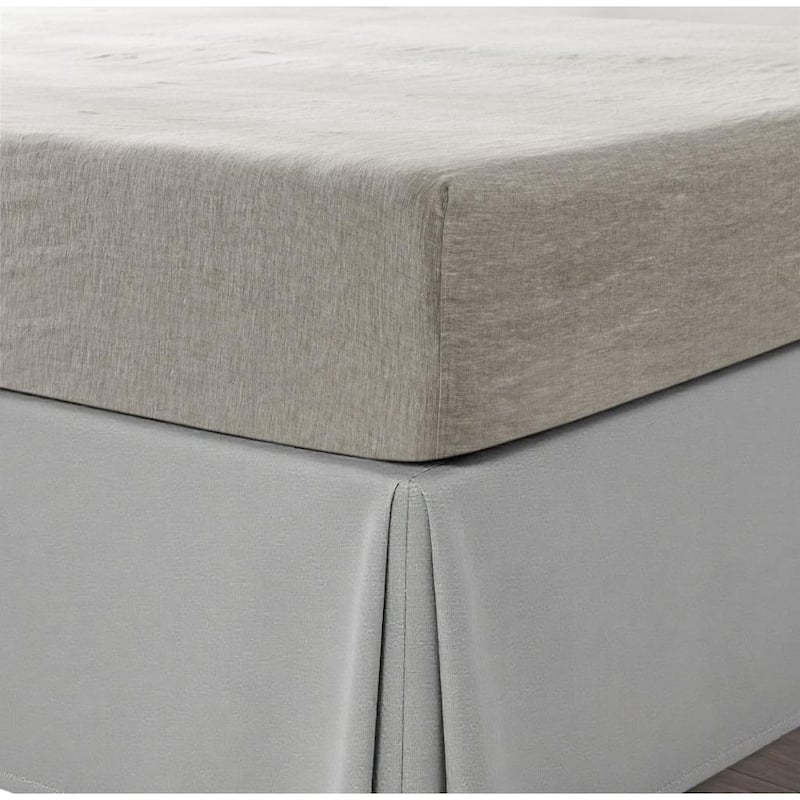 Taupe Linen Queen Fitted sheet - Taupe - Queen