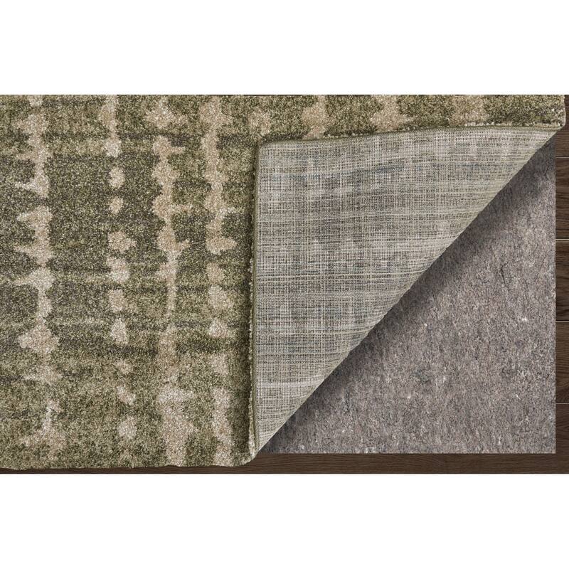 HomeRoots Abstract Industrial Rectangle Area Rug