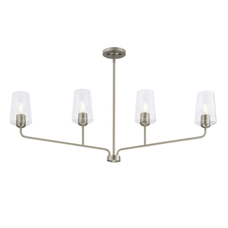 Progress Lighting P400441 Celino 4 Light 44" Wide Linear Chandelier