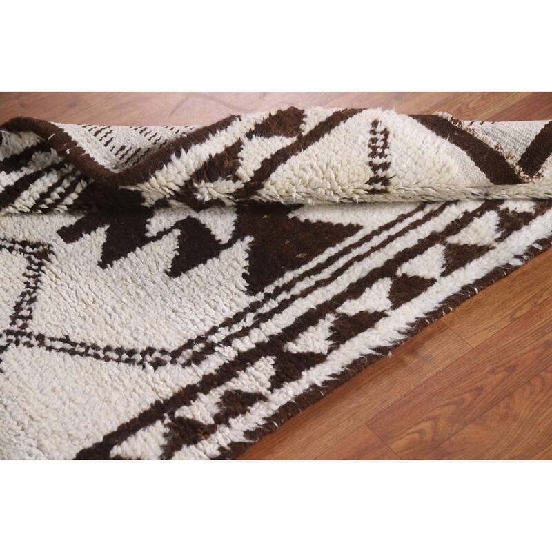 Tribal / Geometric Anatolian Turkish Runner Rug Handmade Wool Carpet - 2'11"x 9'9"
