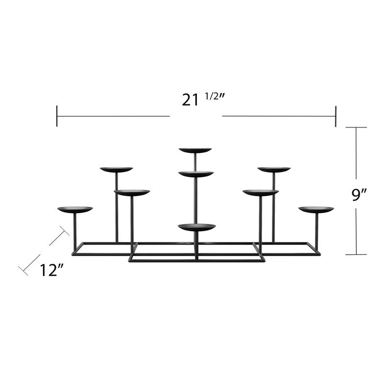 SEI Furniture Bugleweed 9-candle Candelabra