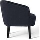 preview thumbnail 49 of 71, Bayville Sherpa Polyester Upholstered Barrel Chair - Faux Shearling