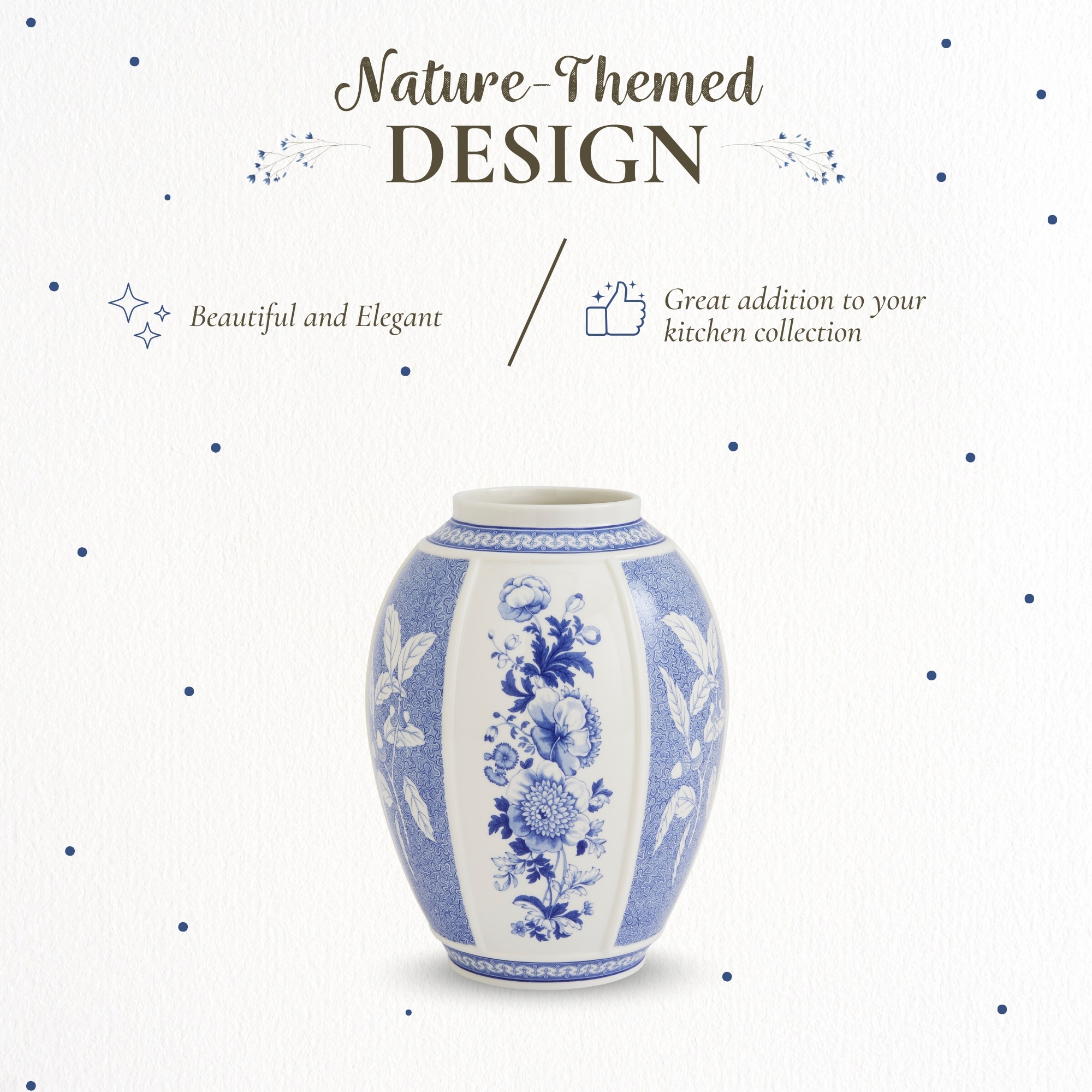 Spode Blue Italian Vase - On Sale - Overstock - 42894649