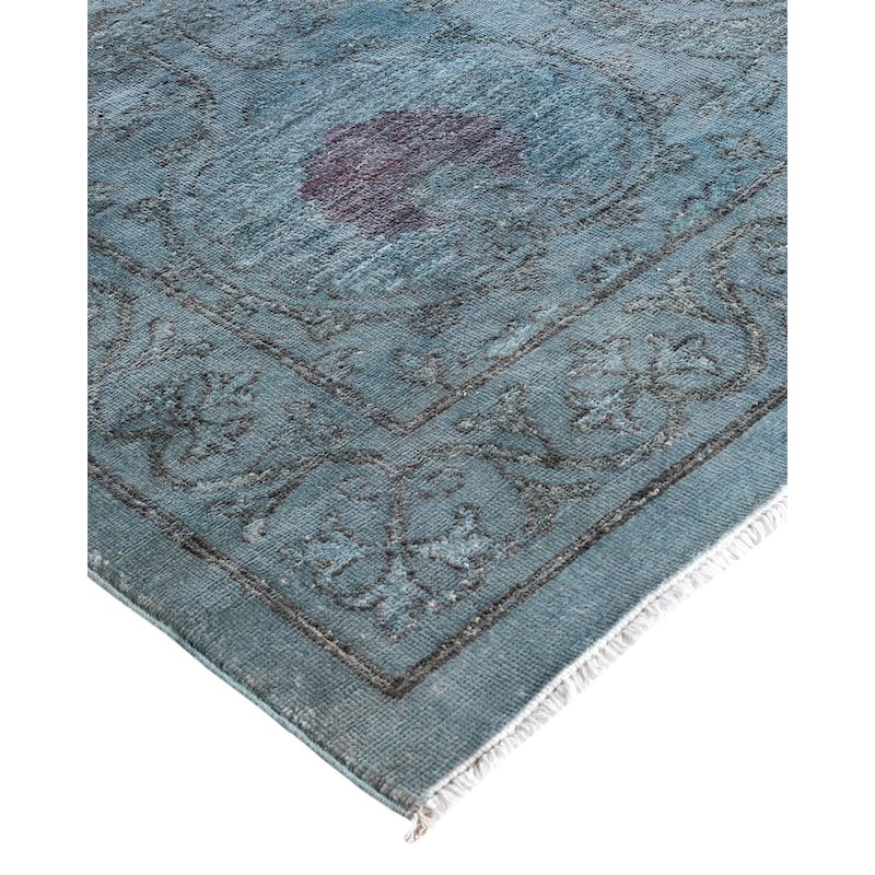 Vibrance One-of-a-Kind Hand-Knotted Area Rug - Gray, 11' 10" x 17' 6" - 11' 10" x 17' 6"