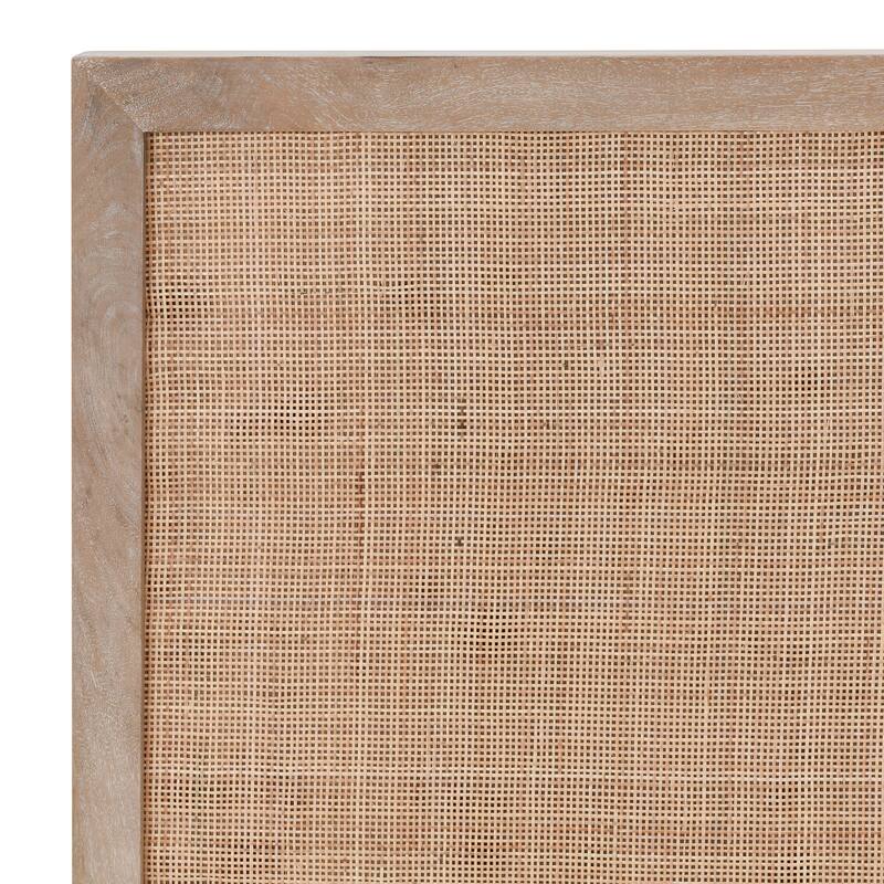 Classic Home Jensen Mango Wood Bed in Light Brown