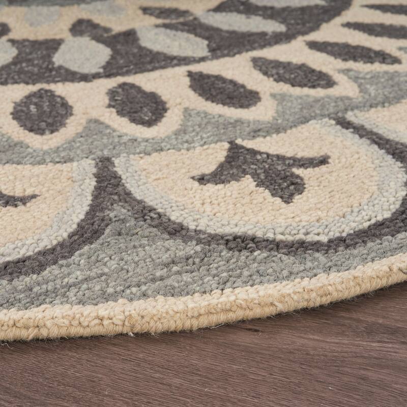 Sevita Modern Floral Bloom Mandala Rug