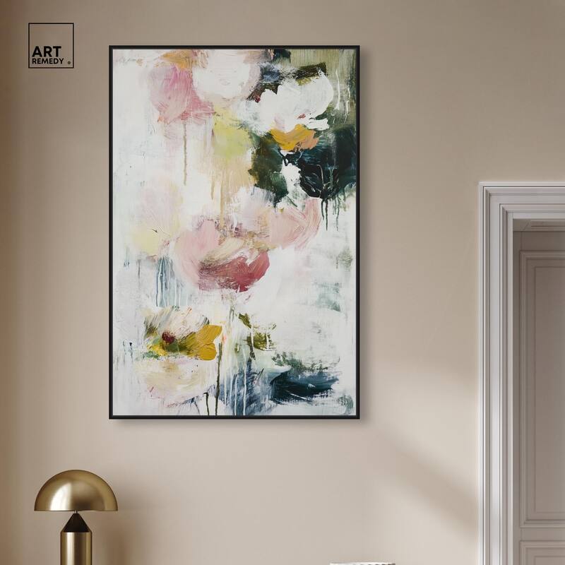 Dripping Colors IV Canvas by Art Remedy