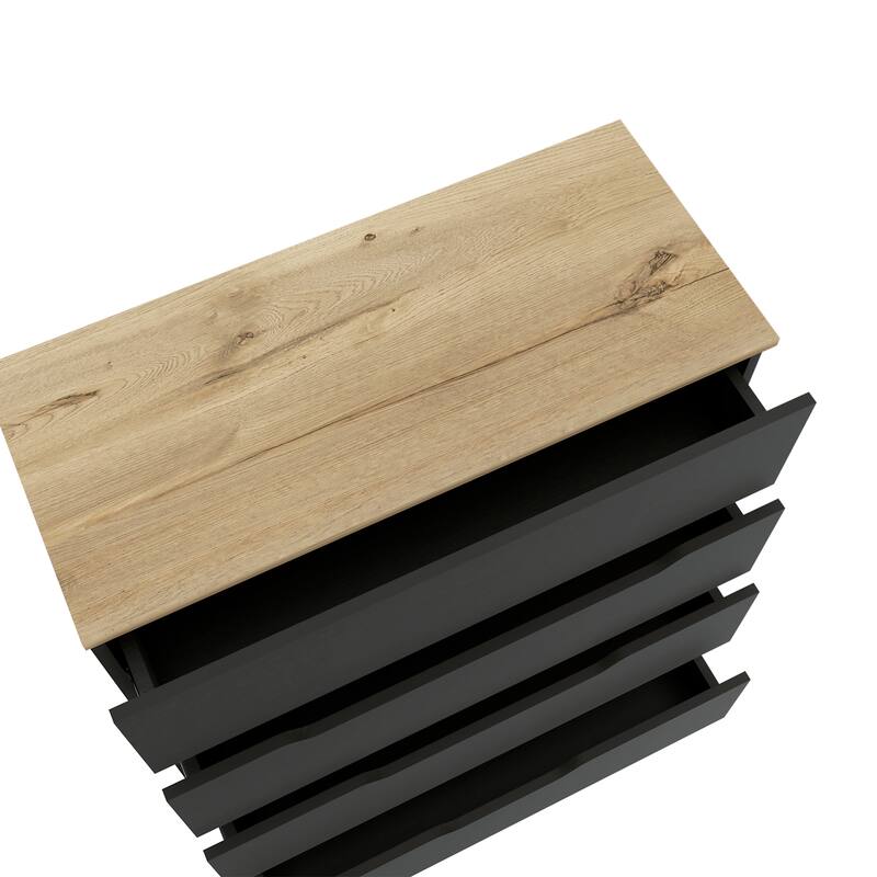 Four Drawers Dresser with Superior Top