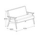 preview thumbnail 9 of 22, Carson Carrington Karkkila Mid-Century Settee Loveseat