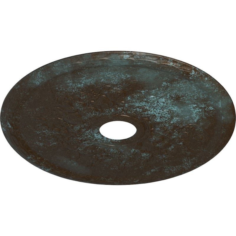 22 5/8"OD x 3 5/8"ID x 5/8"P Grape Ceiling Medallion