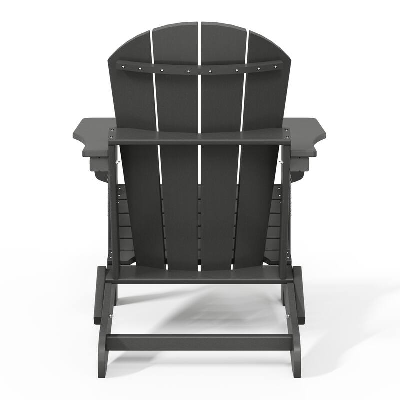 Laguna Hdpe All Weather Outdoor Patio Foldable Adirondack Chairs (Set Of 8)