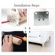 preview thumbnail 6 of 5, 4"Solid Wood Furniture Leg Chair Sofa Feet Replacement Adjuster 8 Set - 2.1"x1.5"x4"(Top Dia*Bottom Dia*H)