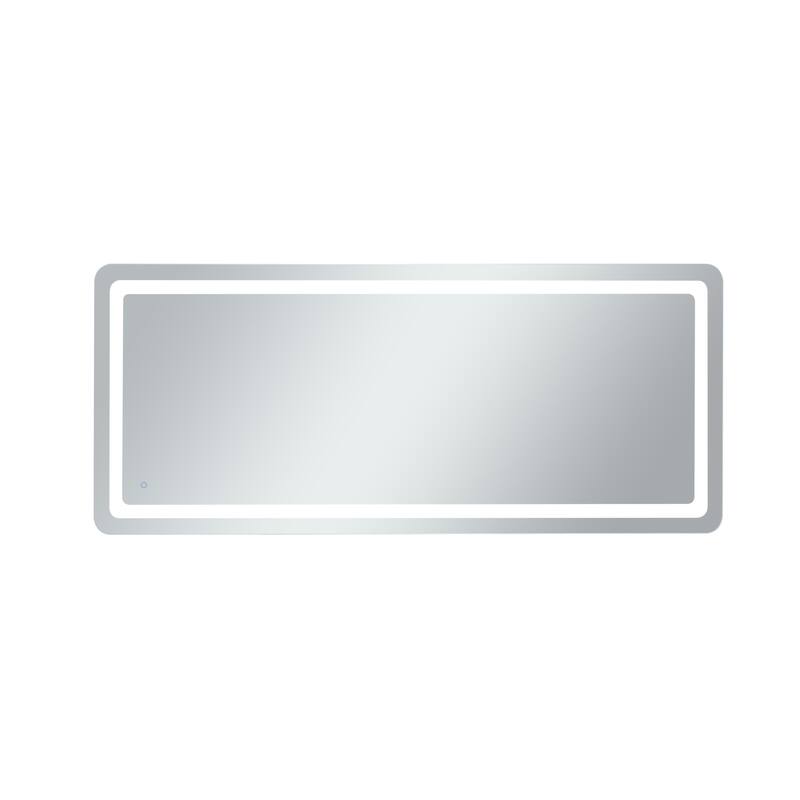 Elegant Lighting MRE33072 Genesis 30" W x 72" H Transitional - Glossy White