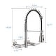 preview thumbnail 29 of 27, Dornberg Wall Mounted Pull Down Bridge Kitchen Faucet