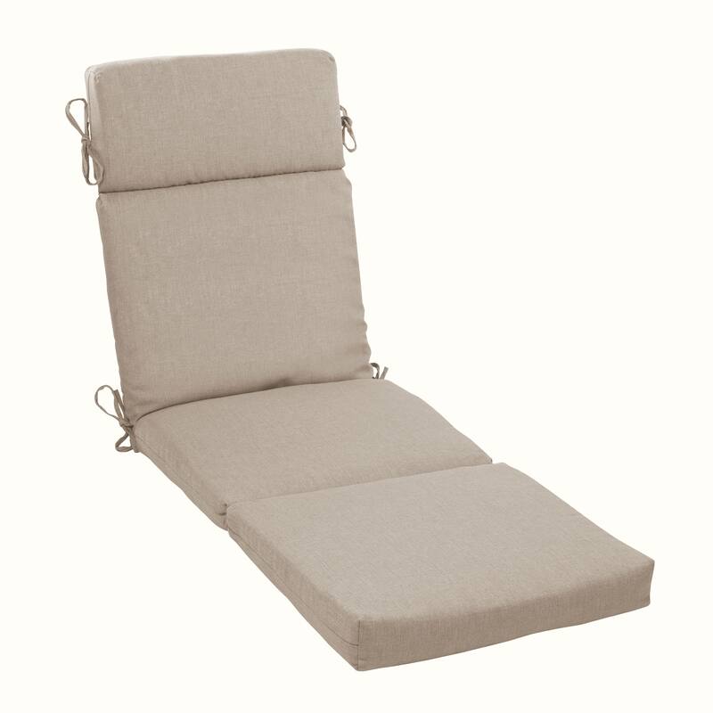 ARDEN Oceantex Outdoor Chaise Lounge Cushion 72 x 21 - 21 W x 72 D in. - Natural Tan