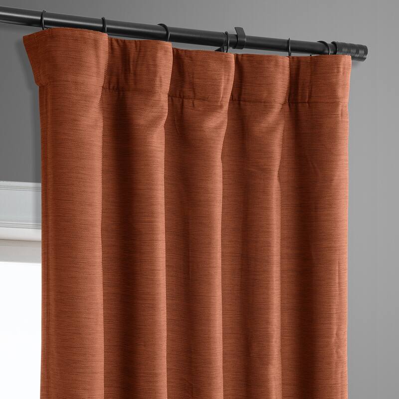 Exclusive Fabrics Bellino 63 In Room Darkening Curtain (1 Panel) - 50 x 63