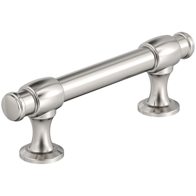 Amerock BP36770 Winsome 3" Center to Center Bar Cabinet Pull - Polished Nickel