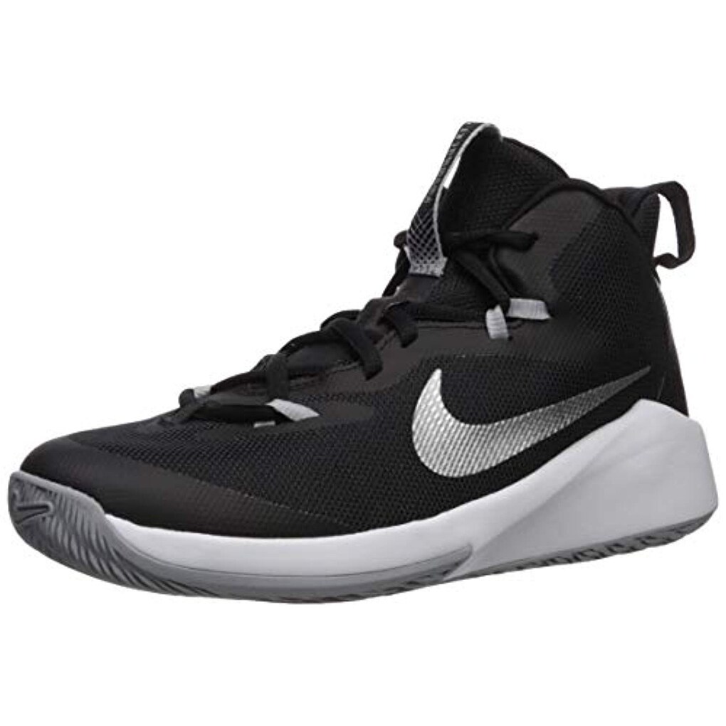 Shop Nike Aj2615 001 Big Kids Black Metallic Silver Wolf Grey