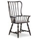 preview thumbnail 1 of 1, Sanctuary Spindle Side Chair, Ebony - 24.25"W x 43.25"H x 24.75"D