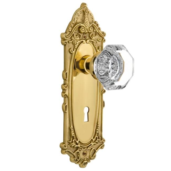 Nostalgic Warehouse Waldorf Solid Brass Single Dummy Door Knob with