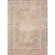 preview thumbnail 1 of 1, Alexander Home Artysan Vintage Distressed Oriental Area Rug 5'-7" x 5'-7" Round - Round