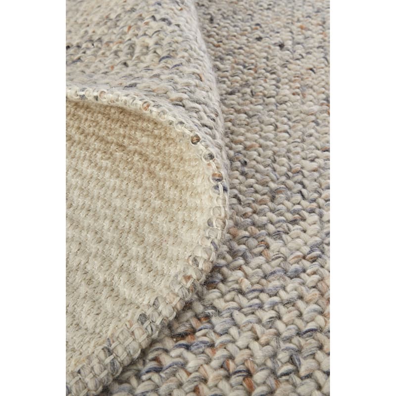 Siona Space Dyed In/Outdoor Flatweave, Dusty Blue, Area Rug