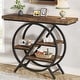 preview thumbnail 7 of 5, 39.4-Inch Console Table, 4- Tier Industrial Entryway Table