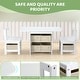 preview thumbnail 9 of 12, 31.8"X18.9" Wooden Kids Table & Chair Set With 6 Storage Bags
