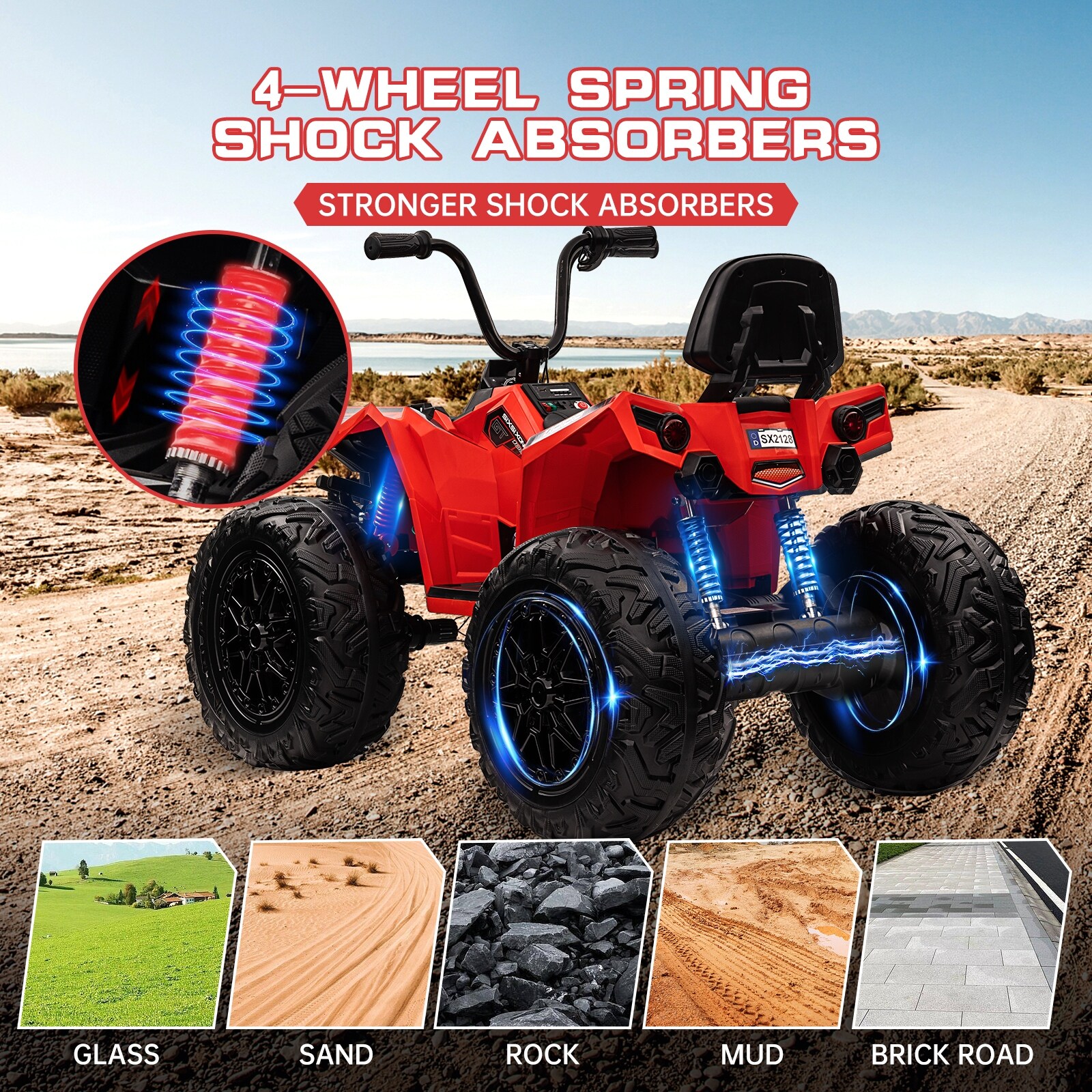 Kids 24v hot sale four wheeler