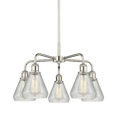 Innovations Lighting 516-5CR-15-24 Conesus Chandelier Conesus 5 Light