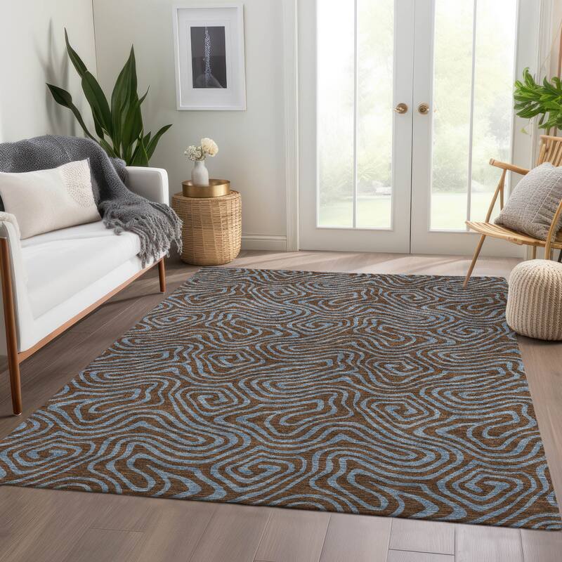 Premium Washable Super Soft Modern Maze Mayfield Rug