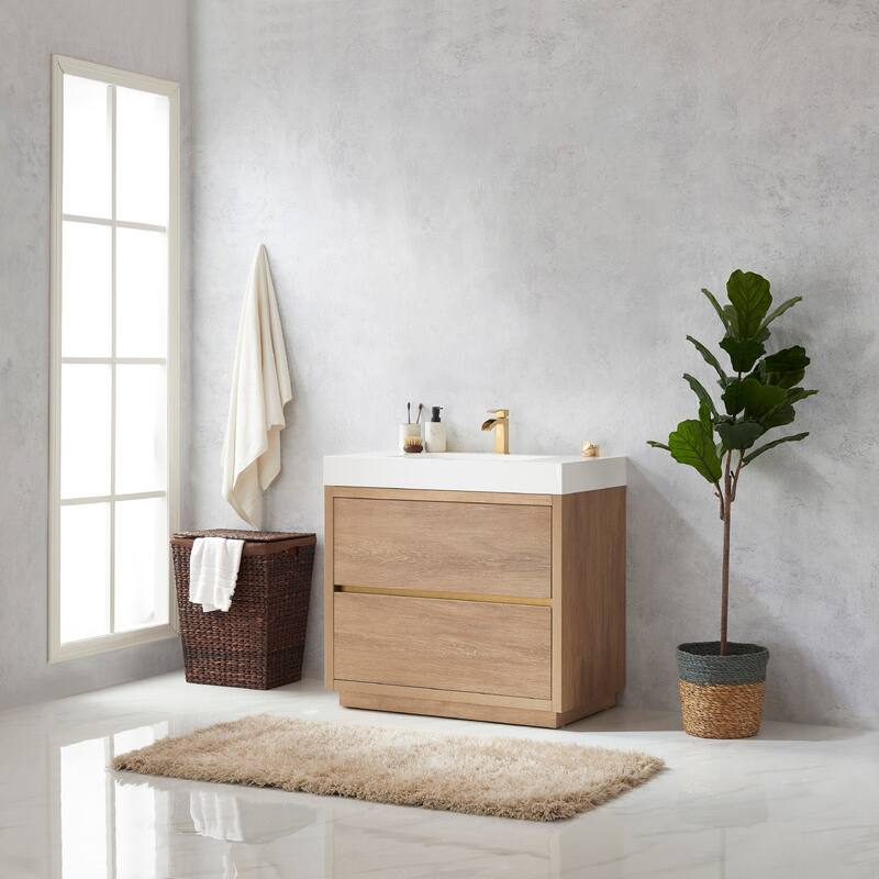 Miseno MV703036-NM Huesca 36" Free Standing Single Basin Vanity Set