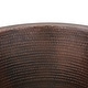 preview thumbnail 5 of 3, 14-in Round Hammered Copper Bar Sink w/ 2-in Drain Opening (BR14DB2)