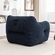preview thumbnail 26 of 68, Bean Bag Sofa Chair with Armrests Stuffed High-Density Foam