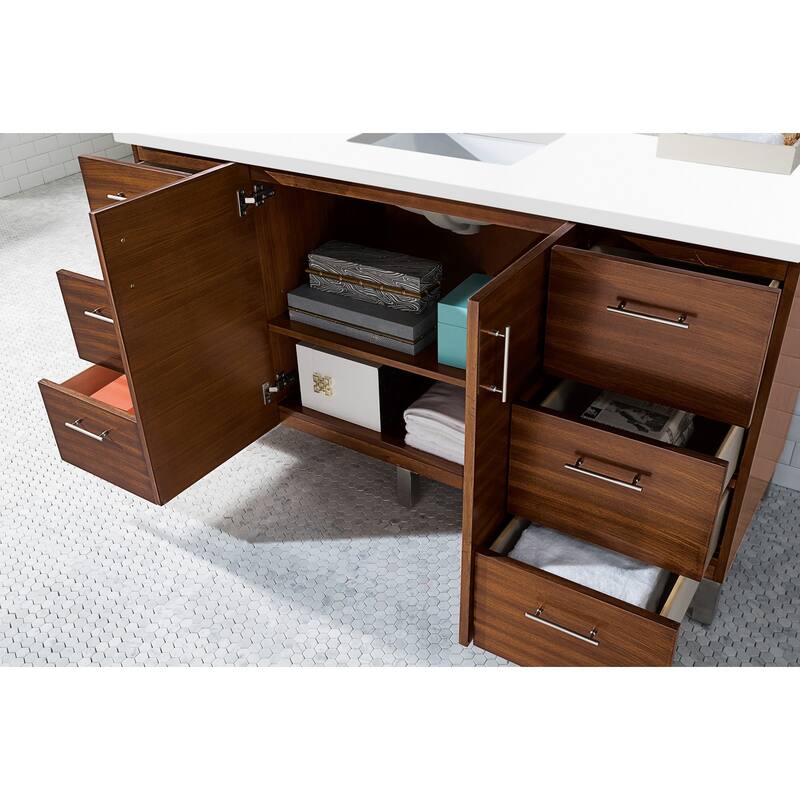 James Martin Vanities 850-V60S-3WZ Metropolitan 60" Free Standing