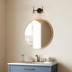 preview thumbnail 6 of 15, Modern Black Gold 2/3/4 Lights Vanity Light Fixture Glass Bathroom Lighting