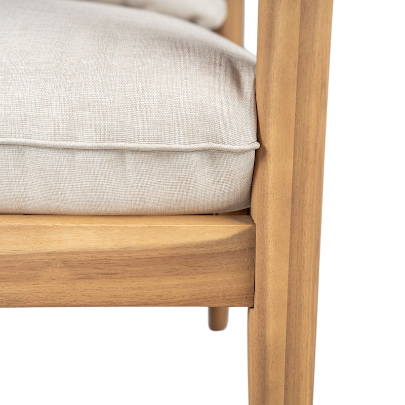 Christopher Knight Home- Cole Acacia Wood Patio Lounge Chair