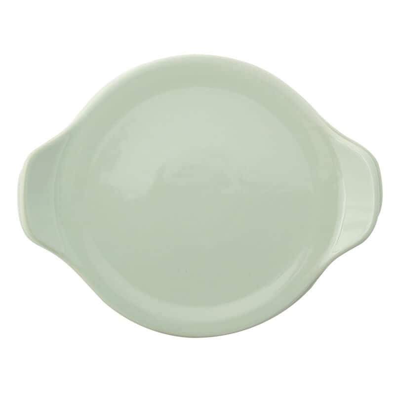 KitchenAid Vitrified Stoneware 8-Inch Round Baker, 2.25 Quart, Pistachio