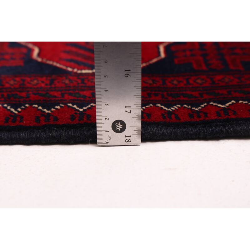 ECARPETGALLERY Hand-knotted Finest Khal Mohammadi Red Wool Rug - 4'4 x 7'0