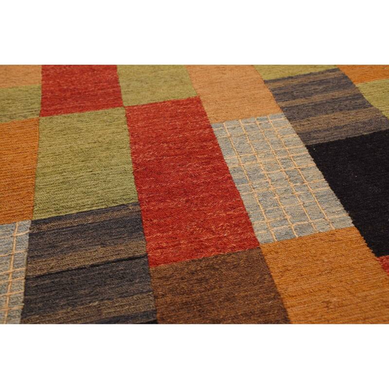 ECARPETGALLERY Flat-Weave Lahor Finest Multi Color Wool Tapestry Kilim - 2'6 x 12'11