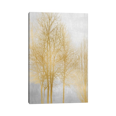 iCanvas "Gold Tree Panel II" by Kate Bennett Canvas Print