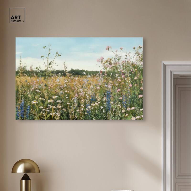Glimmering Glade Garden II Canvas by Art Remedy, Gallery Wrapped