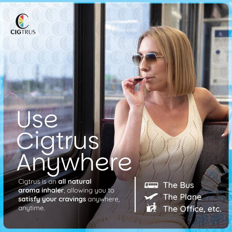 Cigtrus Set of 6 Nicotine Free Smoking Alternative Inhalers