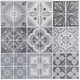 preview thumbnail 28 of 29, Art3d 11.8''X11.8'' Peel and Stick Backsplash Tile Stickers, Colorful Talavera Mexican Tile,(10 Sheets) Grey