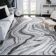 preview thumbnail 4 of 98, SAFAVIEH Craft Clytie Modern Abstract Marble Pattern Rug