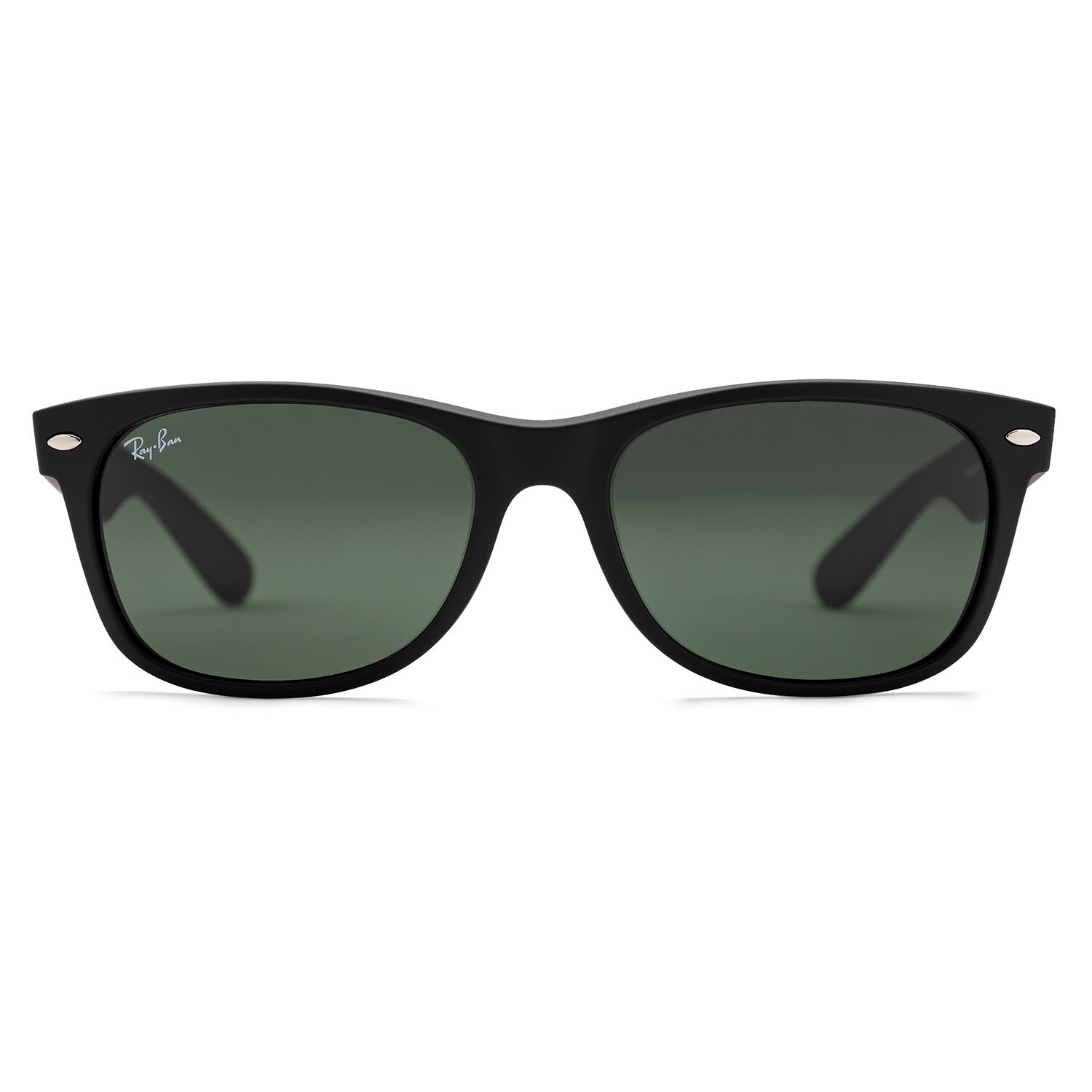 Shop Ray Ban New Wayfarer Classic Sunglasses Black Frame Green Classic Overstock 30985201