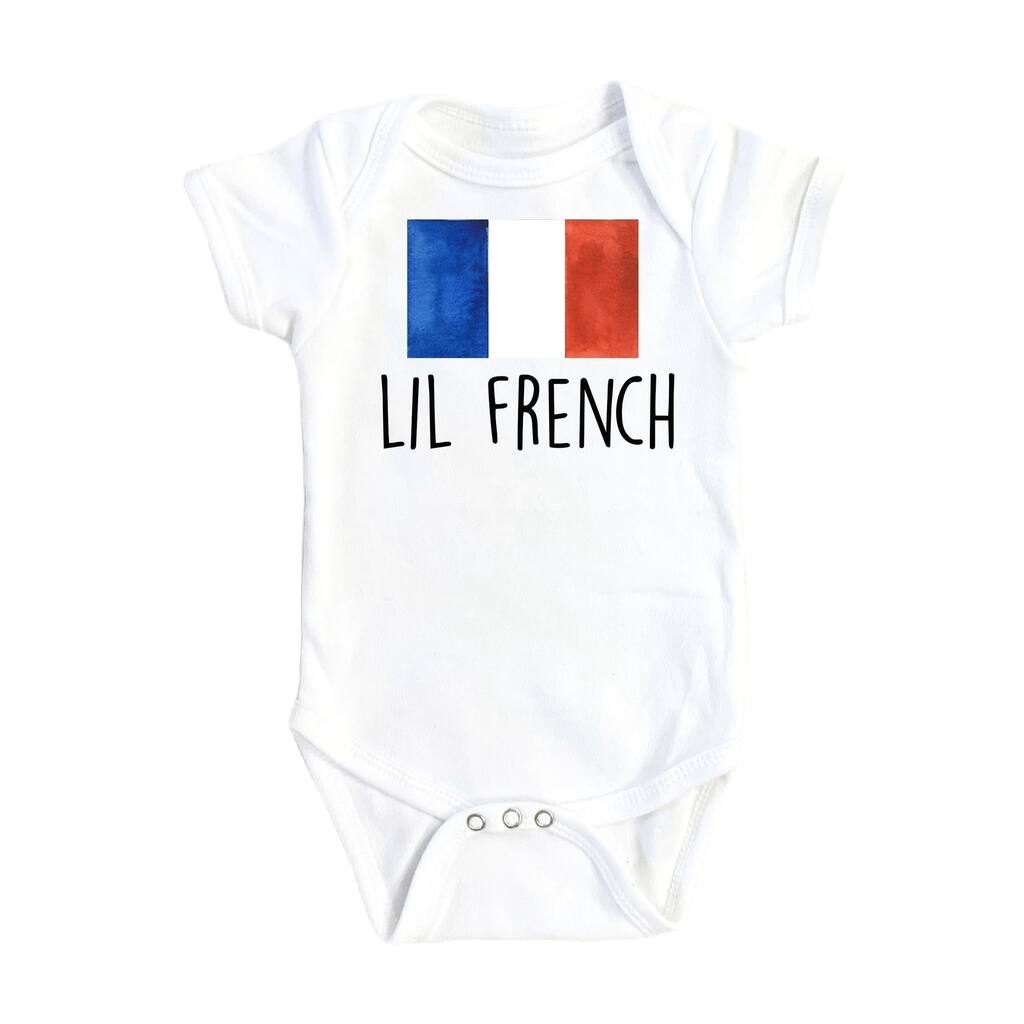 Little French - Baby Boy Girl Clothes Infant Bodysuit Funny Cute Newborn