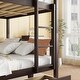 preview thumbnail 6 of 18, Functional Full over Full Bunk Bed with Drawers and Detachable Design,Espresso