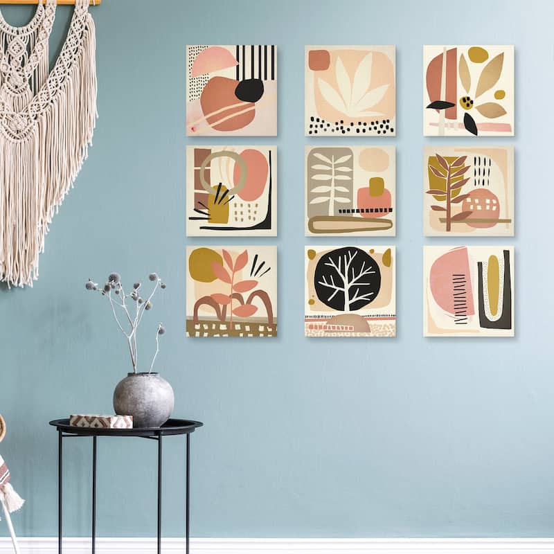 Organic Gardening 1-9 Canvas Art Prints